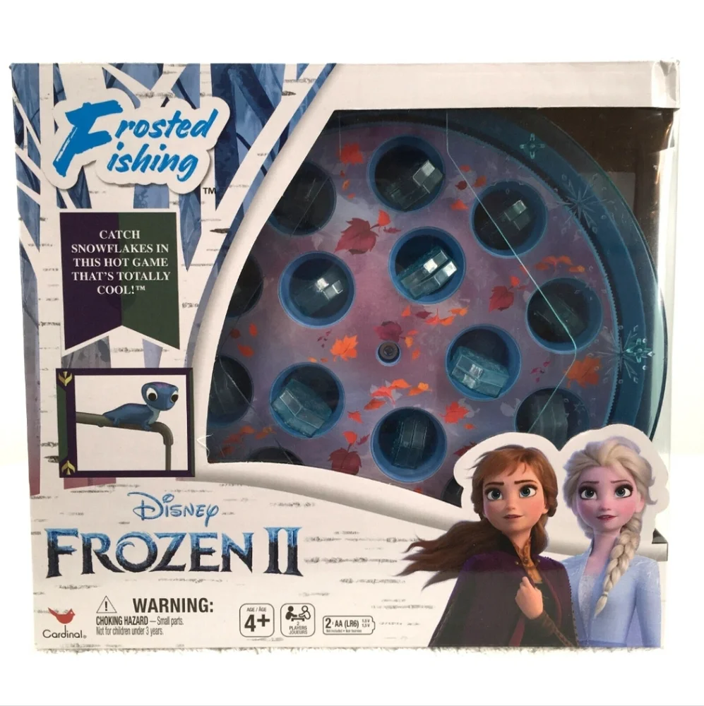 Disney Frozen Rumbling Rock Game, 3D Puzzle and Frosted Fishing Game Lot of 3
